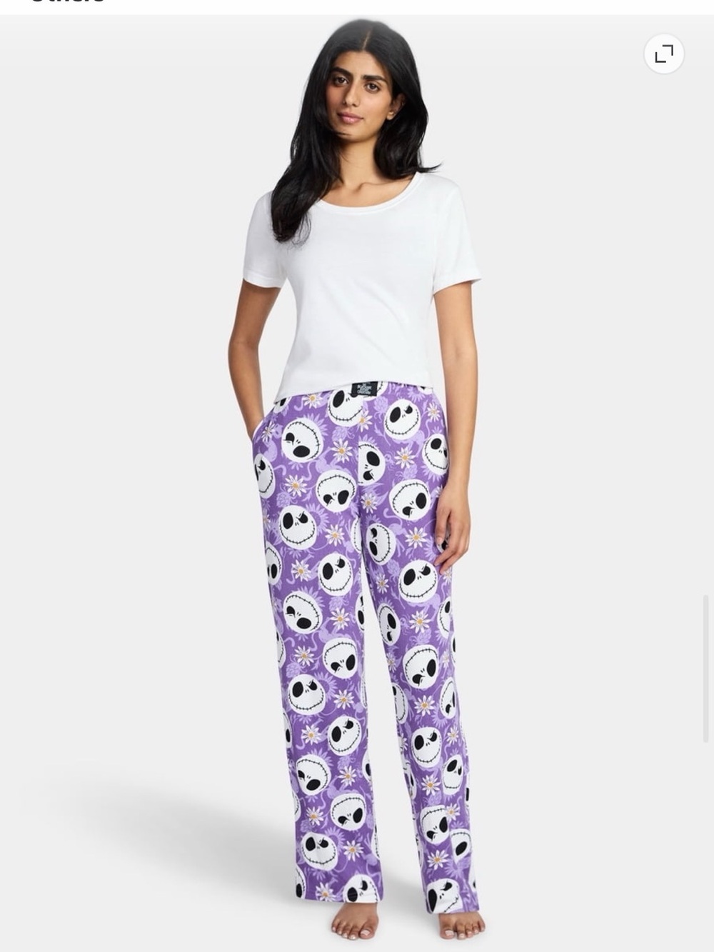 Disney Purple Jack Skellington Pajama Bottoms